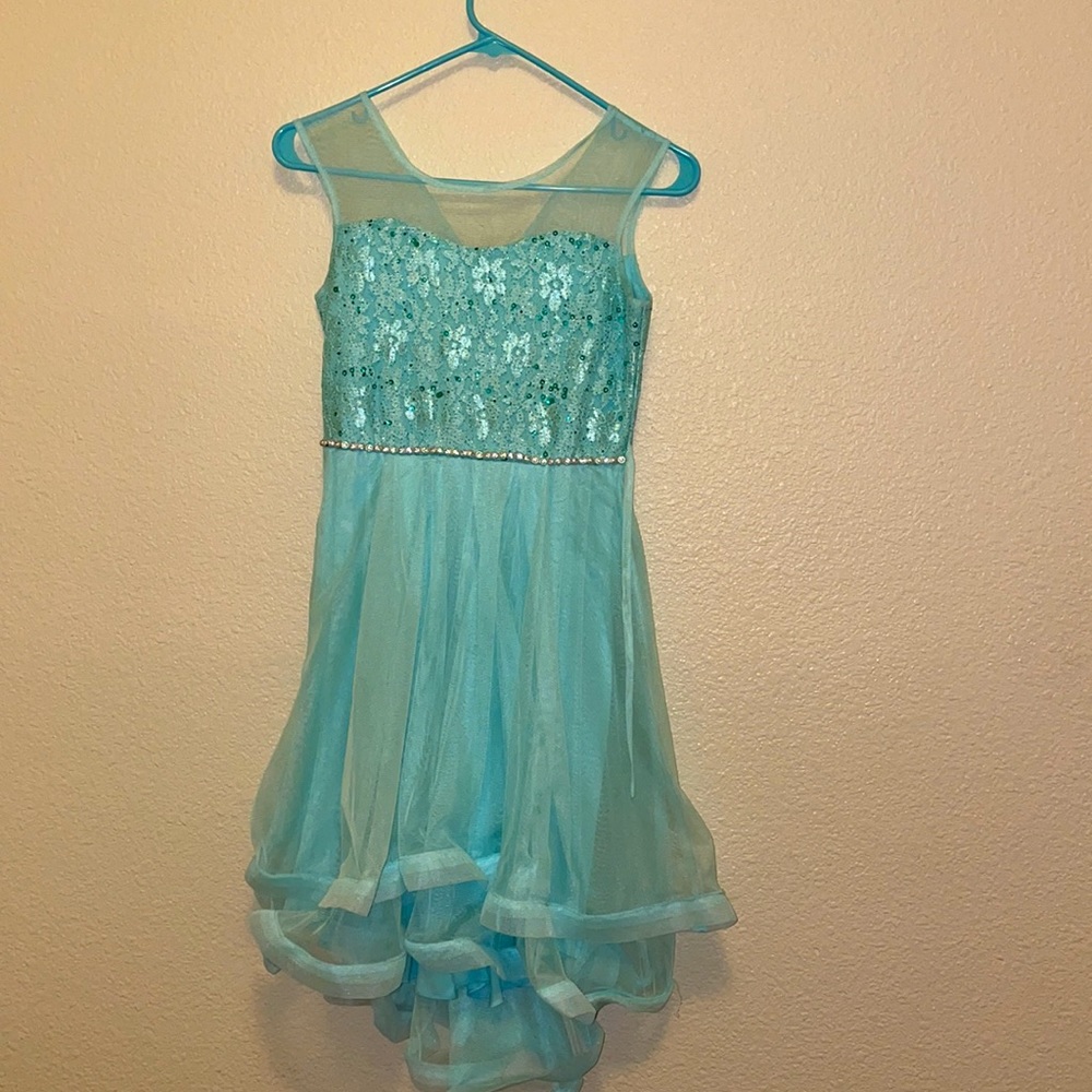 Brand New With Tag girls size 12 sleeveless high low dress